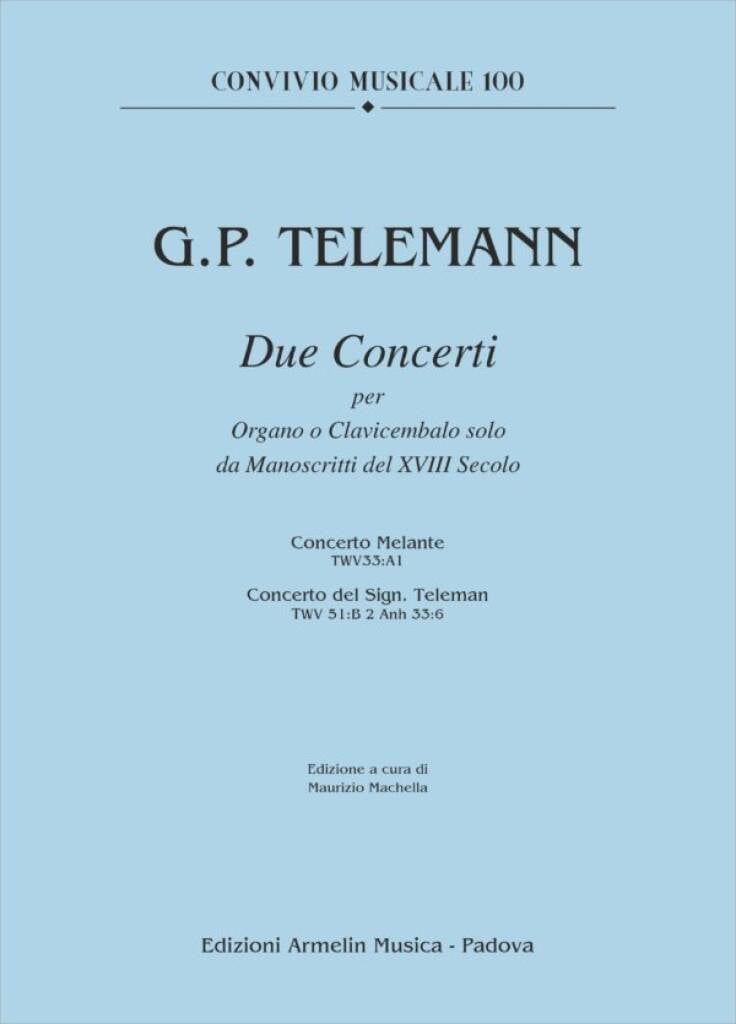 Due concerti da manoscritti del XVIII sec.